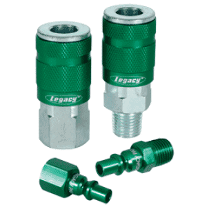 #A71410B - 1/4'' Body x 1/4 NPT Female (1-Pcs) - Green ARO Coupler